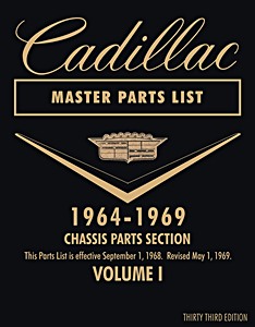 Livre: 1964-1969 Cadillac - Master Parts Catalog