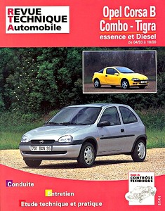 Livre : Opel Corsa B, Combo, Tigra - essence et Diesel (4/1993-10/2000) - Revue Technique Automobile (RTA 563.4)
