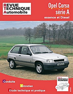 Book: Opel Corsa A - essence et Diesel (1982-1993) - Revue Technique Automobile (RTA 718.1)