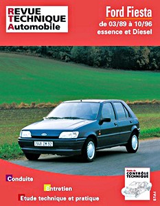 Livre : Ford Fiesta - essence et Diesel (03/1989-10/1996) - Revue Technique Automobile (RTA 512.6)