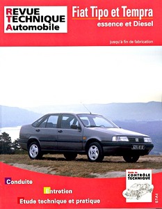 Livre : Fiat Tipo et Tempra - essence et Diesel (1988-1996) - Revue Technique Automobile (RTA 713.3)