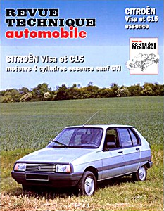 Livre : Citroën Visa et C15 tous types - moteurs 4 cylindres essence - sauf GTI (1979-1989) - Revue Technique Automobile (RTA 387)