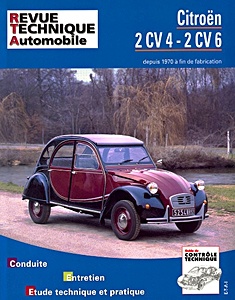 Book: Citroën 2 CV 4 et 2 CV 6 - Camionnettes 350 et 400 (06/1975 à 06/1990) - Revue Technique Automobile (RTA 297.9)