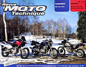 Livre : Kawasaki ER-5 (1997-2001) / Suzuki XF 650 F Freewind (1997-2002) - DR 650SE (1996-2002) - Revue Moto Technique (RMT 108.2)