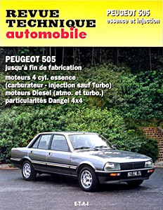 Livre : Peugeot 505 - essence & Diesel (1980-1992) - Revue Technique Automobile (RTA 729)