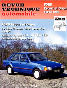 Książka: [RTA 736] Ford Escort et Orion (84-90)
