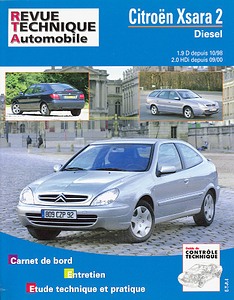 Livre : Citroën Xsara 2 - Diesel 1.9 D, 2.0 HDi, 1.4 HDi (09/2000-12/2005) - Revue Technique Automobile (RTA 644.2)