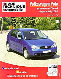 Livre : Volkswagen Polo - essence et Diesel, 1.2 12V et 1.4 TDi (depuis 01/2002) - Revue Technique Automobile (RTA 683.1)