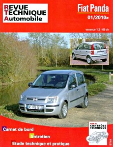 Livre : Fiat Panda - essence 1.2 8V 69 ch (depuis 01/2010) - Revue Technique Automobile (RTA B747.5)