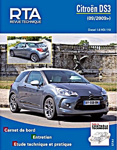 Livre : Citroën DS3 - Diesel 1.6 HDi 110 (depuis 09/2009) - Revue Technique Automobile (RTA B776)