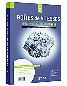 Książka: Boites de vitesses automatiques et robotisees (Tome 2