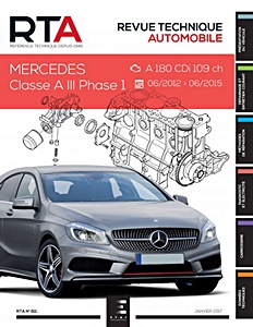 Boek: Mercedes-Benz Classe A III - Phase 1 - Diesel A 180 CDI 109 ch (06/2012 - 06/2015) - Revue Technique Automobile (RTA 811)
