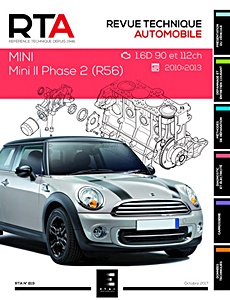 Livre : Mini II - Phase 2 (R56) - Diesel 1.6D (90 et 112 ch) (2010-2013) - Revue Technique Automobile (RTA 819)