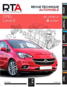 Buch: Opel Corsa E - essence 1.4i (90 ch) (depuis 11/2014) - Revue Technique Automobile (RTA 823)