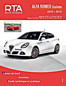 Livre : [RTA 424] Alfa Romeo Giulietta (2010-2013)