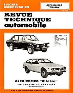 Livre : Alfa Romeo Alfetta (1973-1977) - Revue Technique Automobile (RTA 368B)