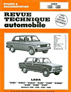 Book: Lada 1200, 1300, 1500 et 1600 (1973-1987) - Revue Technique Automobile (RTA 360)