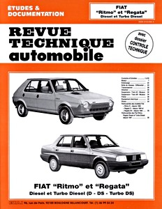 Livre : Fiat Ritmo et Regata - Diesel et turbo Diesel (1980-1987) - Revue Technique Automobile (RTA 421)