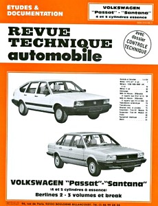Livre : Volkswagen Passat et Santana - 4 et 5 cylindres essence (1982-1985) - Revue Technique Automobile (RTA 457)