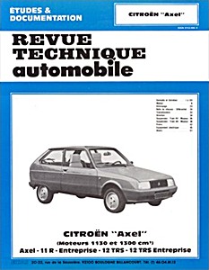 Livre : Citroën Axel - moteurs 1130 et 1300 cm³ (1984-1989) - Revue Technique Automobile (RTA 459)