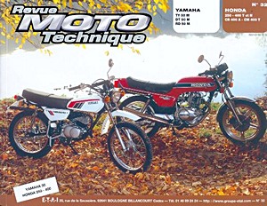 Livre : Yamaha DT 50 M, RD 50 M, TY 50 M (1981-1987) / Honda CB 250 T et M, CB 400 A, CM 400 T - Revue Moto Technique (RMT 32)