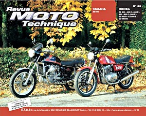 Livre : Yamaha XS 500 / Honda CX 400, CX 500, CX 650, GL 500, GL 650 - Revue Moto Technique (RMT 39.1)