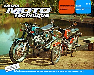 Livre : Motobécane 125 (1969-1976) / BMW R 50/5 - R 60/5 - R 75/5 (1970-1973) - Revue Moto Technique (RMT 6)
