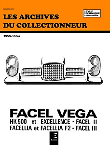 Boek: Facel Vega (1959-1964) - Les Archives du Collectionneur (ADC 1)