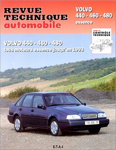Boek: [RTA 540.2] Volvo 440 - 460 - 480 essence (87-93)