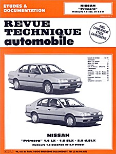 Livre : Nissan Primera - 1.6 essence et 2.0 diesel (1990-01/1994) - Revue Technique Automobile (RTA 545.1)