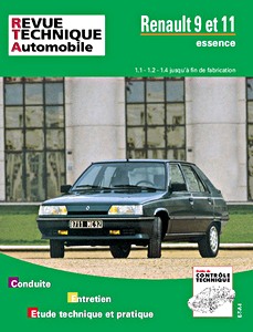 Livre : [RTA 423] Renault 9/11 essence 1.1/1.2/1.4 (82-89)