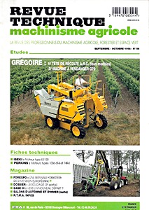 Livre : Machine à vendanger Grégoire G70 + Tête de récolte ARC (tous modèles) - Revue Technique Machinisme Agricole (RTMA 96)