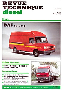 Boek: DAF Série 400 - moteurs Peugeot (depuis 1986) - Revue Technique Diesel (RTD 175)