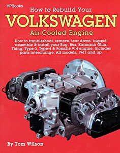 Book: How to Rebuild Your Volkswagen Air-Cooled Engine - All models from 1961 and up 