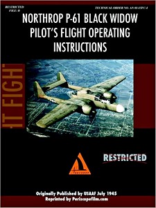 Livre : Northrop P-61 Black Widow Pilot's Flight Op Instr