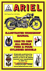 Livre : Ariel Motorcycles Workshop Manual 1933-1951