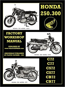 Livre : Honda 250 & 300 cc Twins (1960-1969) Factory WSM