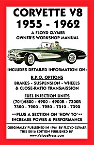 Livre : Corvette V8 (1955-1962) - Clymer Owner's Workshop Manual