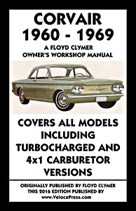 Livre : Corvair - All models (1960-1969) - Clymer Owner's Workshop Manual