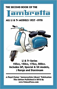 Livre : The Second Book of the Lambretta - All Li & Tv Models (1957-1970) - Clymer Manual Reprint