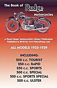 Livre : The Book of Rudge Motorcycles - All Models (1933-1939) - Clymer Manual Reprint