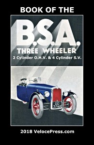 Buch: The Book of the BSA Three Wheeler - 2 Cylinder OHV & 4 Cylinder SV - Clymer Manual Reprint