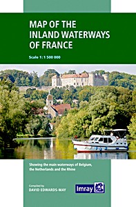 Navigationskarte: Map of the Inland Waterways of France