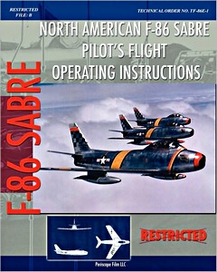 Livre : North American F-86 Sabre - Pilot's Flight Op Instr