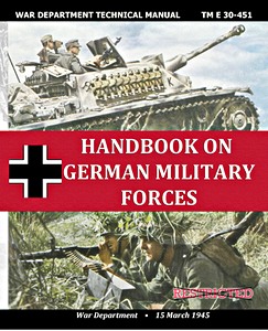 Livre : Handbook on German Mil Forces War Dept TM