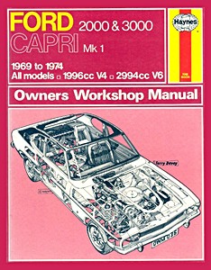 Book: Ford Capri Mk I - 2000 & 3000 (1969-1974) - Haynes Service and Repair Manual