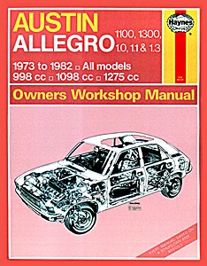 Livre : Austin Allegro - 1100, 1300/1.0, 1.1, 1.3 (1973-1982)