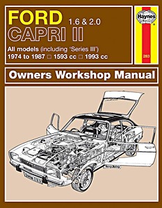 Livre : Ford Capri II - 1.6 & 2.0 (including 'Series III') (1974-1987) - Haynes Owners Workshop Manual