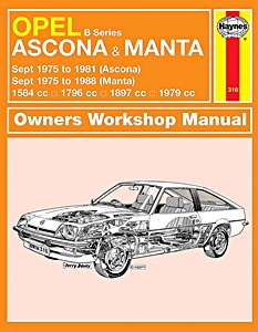Boek: Opel Ascona (Sept 1975-1981) & Manta (Sept 1975-1988) - B Series - Haynes Owners Workshop Manual