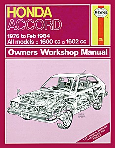 Livre : Honda Accord - All models (1976 - Feb 1984) - Haynes Service and Repair Manual